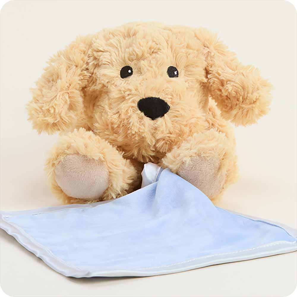 Image 96: Golden Dog Infant Security Blanket Stuffed Animal Warmies