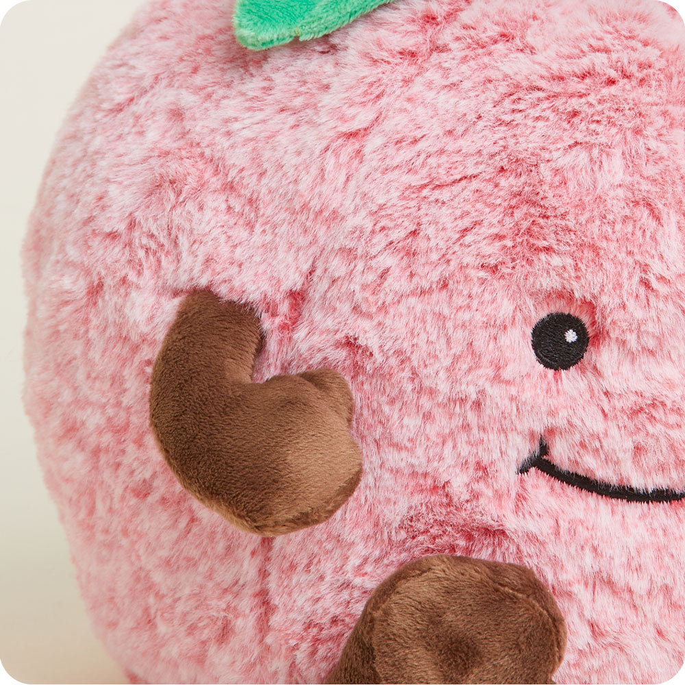 Image 110: Soft Warm Weighted Red Apple Plush Warmies