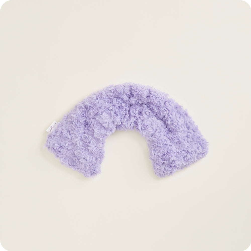 Image 90: Luxurious Microwavable Purple Neck Wrap by Warmies USA