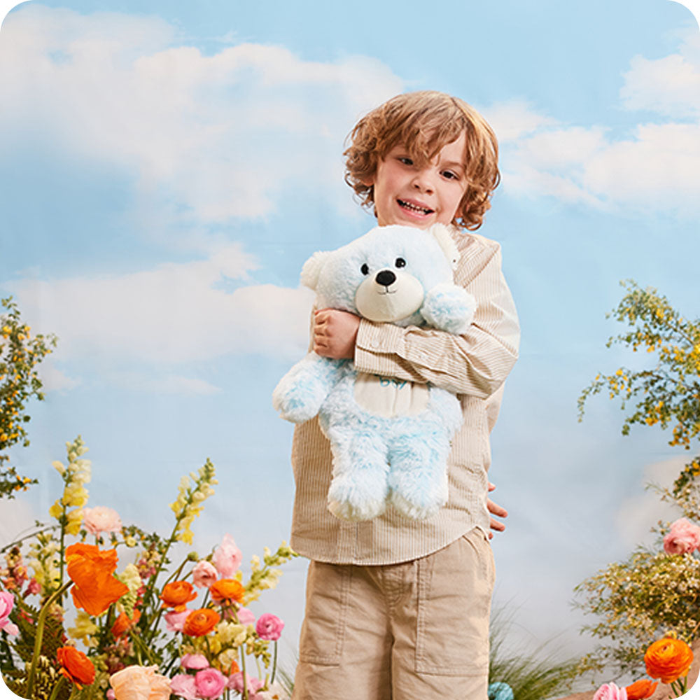 Image 101: baby boy warmies teddy bear