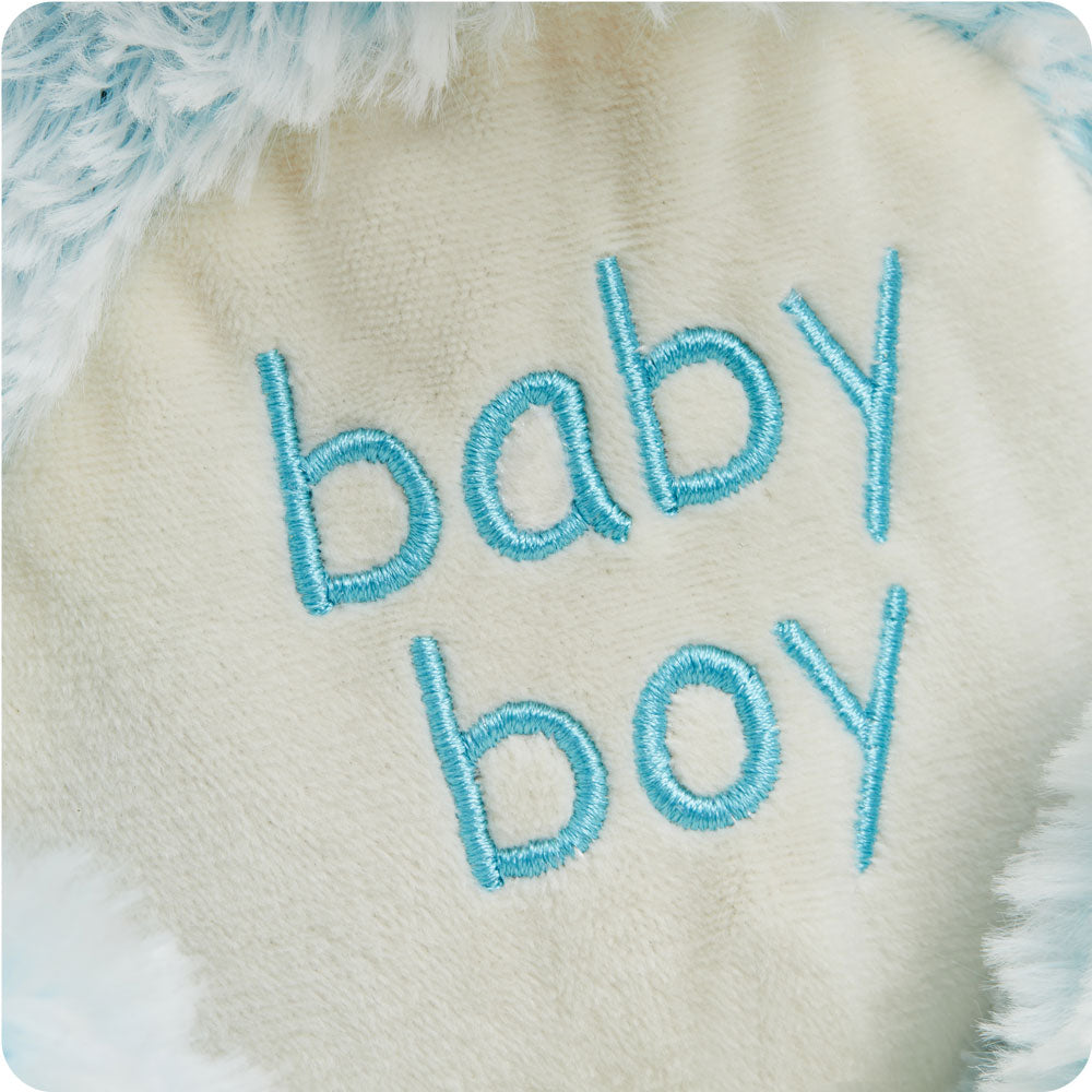 Image 106: Soft Warm Weighted Baby Boy Bear Plush Warmies