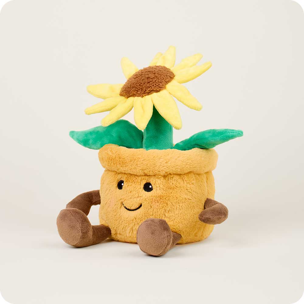 Image 104: Microwavable Yellow Flower Pot