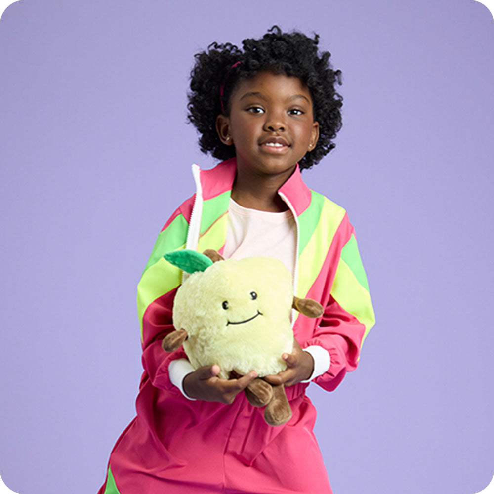 Image 104: golden apple warmies stuffed animal