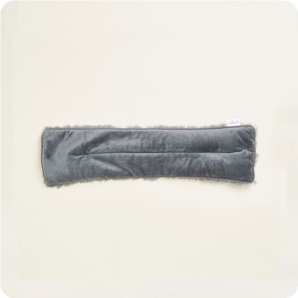 Image 91: Indulge in coziness with Microwavable Gray Neck Wrap by Warmies USA.