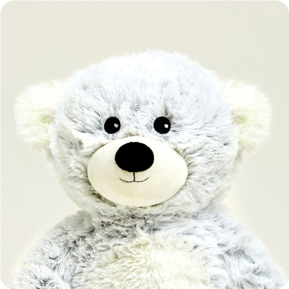 Image 97: Gray Marshmallow Bear Stuffed Animal Warmies
