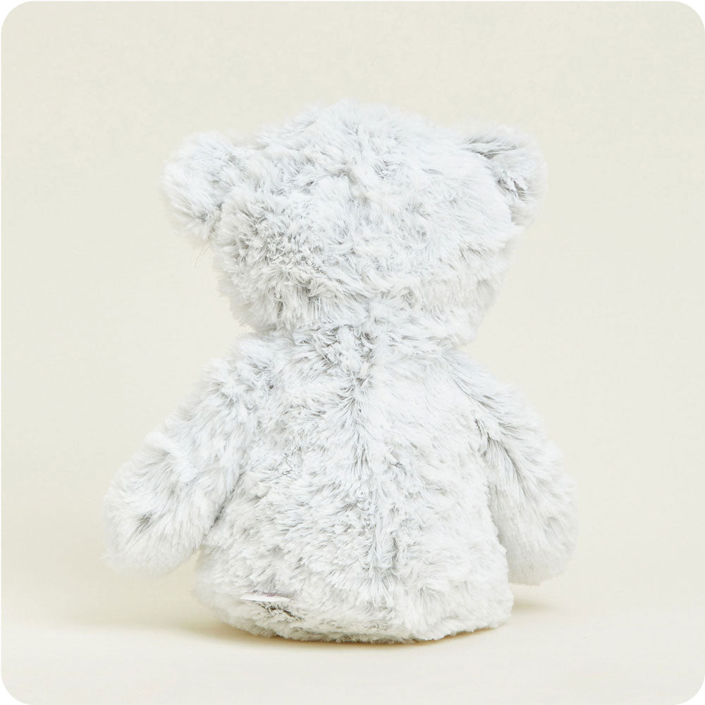 Image 99: Microwavable Gray Marshmallow Bear Heating Pad Warmies
