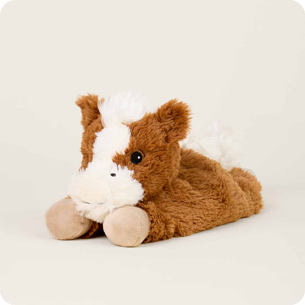 Image 97: Laying Down Horse Stuffed Animal Warmies