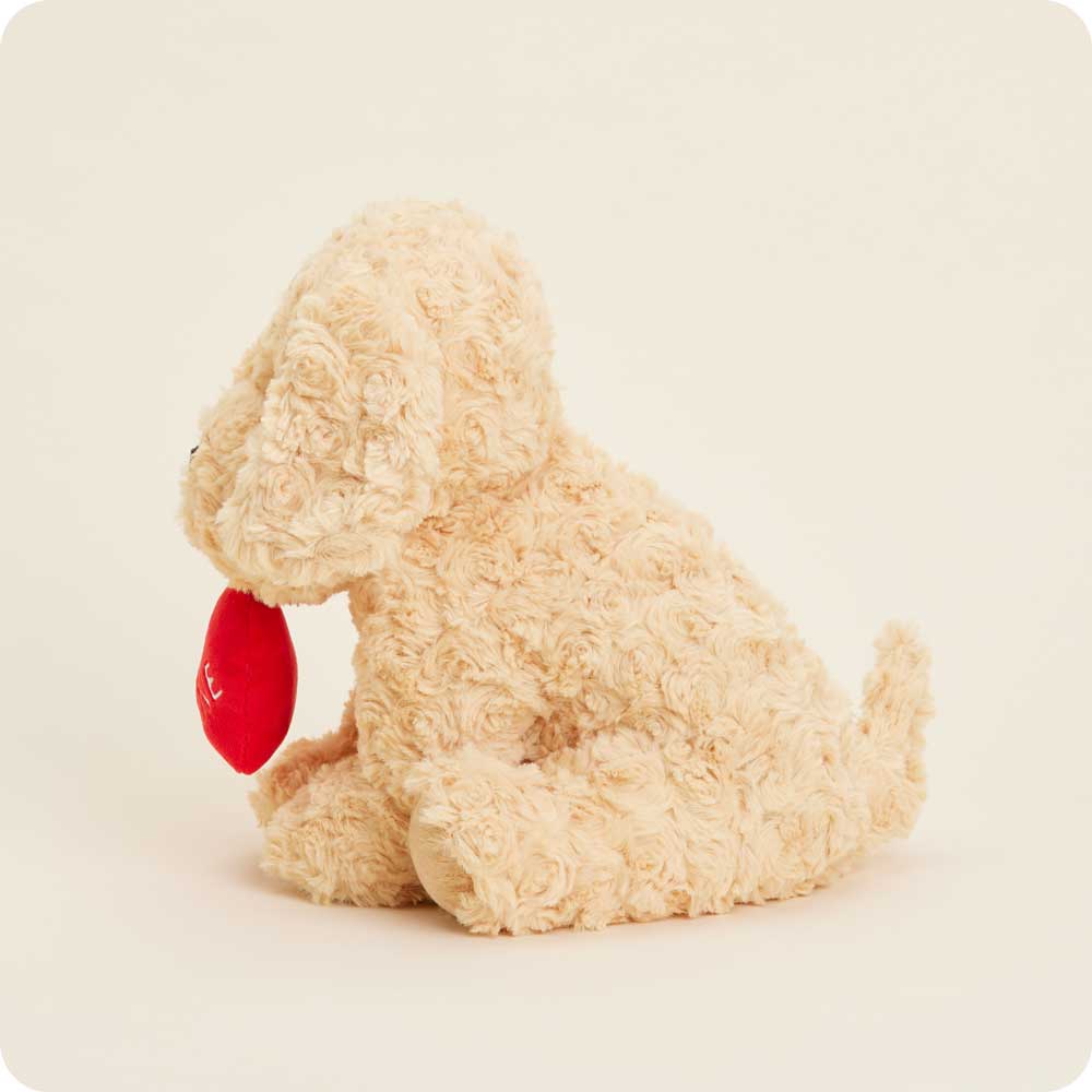 Image 98: Microwavable Be Mine Golden Dog Heating Pad Warmies